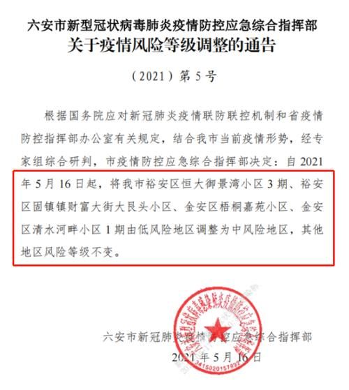 一张图看懂金安区11月1日疫情趋势:金安区发布